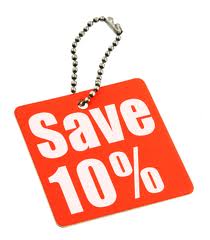 Save 10% offer