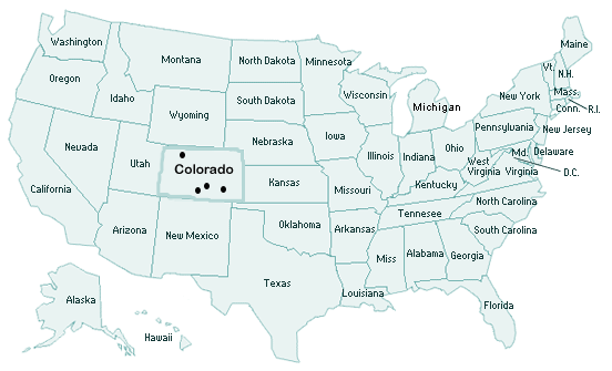 Us Map Colorado